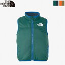 [WINTER SALE 20%OFF] THE NORTH FACE ザ・ノースフェイス ベビー リバーシブルコージーベスト 薄中わた入りフリースベスト B Reversible Cozy Vest　NYB82345　日本正規代理店商品