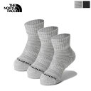 THE NORTH FACE ザ・ノース・フェイス キッズ ランニングドライアンクル 吸汗速乾ソックス 靴下 くるぶし丈 3足セット 3足組 K Running...