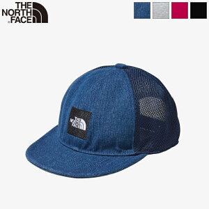 [2023ss新色/再入荷] THE NORTH FACE（ザ・ノースフェイス）キッズ スクエアロゴメッシュキャップ 帽子 Kids' Square Logo Mesh Cap　NNJ02001　日本正規代理店商品　[ポイント10倍]