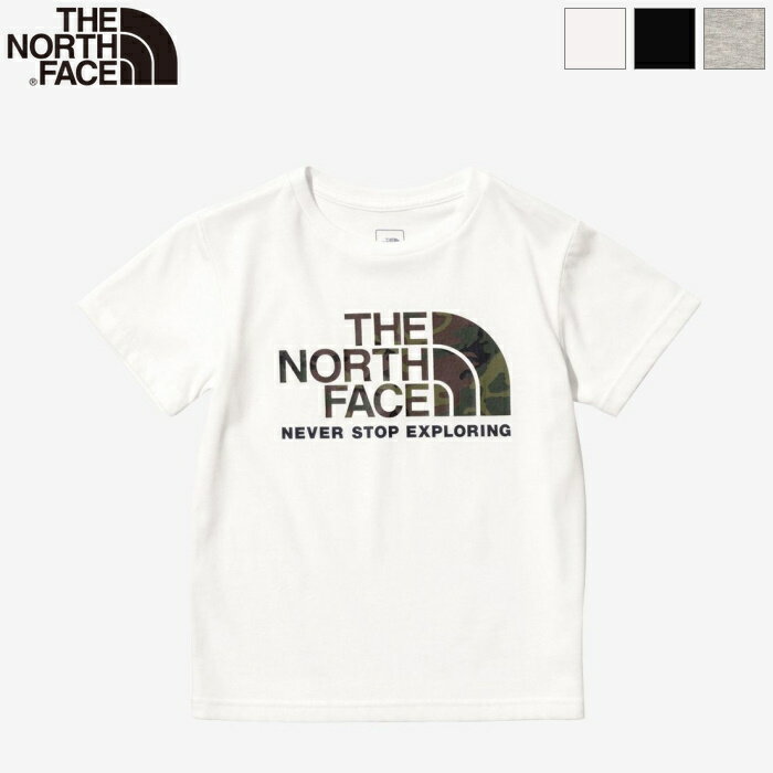 2024ss再入荷 THE NORTH FACE ザ ノースフェイス キッズ ショートスリーブカモロゴティー 半袖Tシャツ S/S Camo Logo Tee NTJ32359 日本正規代理店商品 ポイント10倍