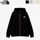 [2024ss新色/再入荷] THE NORTH FACE ザ・ノースフェイス レディース対応 メンズ スクエアロゴフルジップ スウェットパーカー トップス Square Logo Full Zip　NT12335　日本正規代理店商品　[ポイント10倍]