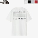 2024ss新作 THE NORTH FACE ザ ノースフェイス メンズ ショートスリーブヒストリカルロゴティー 半袖Tシャツ トップス S/S Historical Logo Tee NT32407 日本正規代理店商品 ポイント10倍