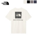 2024ss新作 THE NORTH FACE ザ ノースフェイス メンズ ショートスリーブバンダナスクエアロゴティー 半袖Tシャツ トップス S/S Bandana Square Logo Tee NT32446 日本正規代理店商品 ポイント10倍