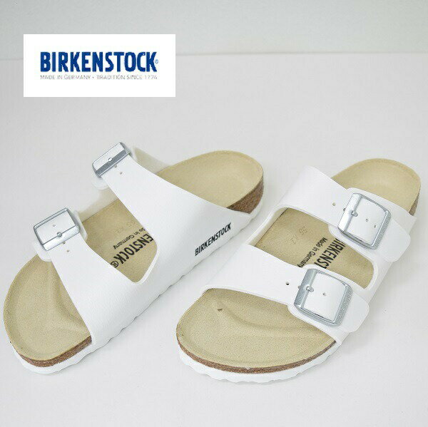 レディース　BIRKENSTOCK　ビルケンシュトック　ARIZONA　White　アリゾナ　白　51733