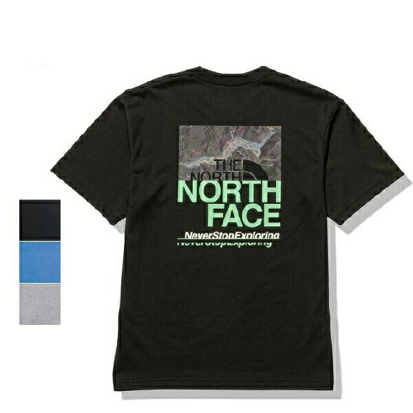 メンズ THE NORTH FACE ザ・ノース・フェイス S/S Hafe Switching Logo Tee Tシャツ 半袖 NT32338
