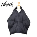 レディース NANGA ナンガ DOWN PONCHO MUFFLER ダウン ポンチョ マフラー ダウンポンチョ ブランケット リサイクルダウン 650FP NA2442-3C605-B