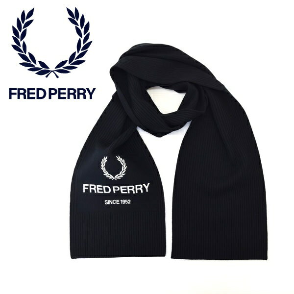 メンズ レディース Fred Perry フレッドペリー Flp Poly Scarf マフラー ストール 防寒 C8139