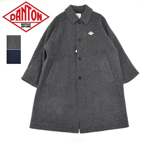 レディース DANTON ダントン ウール ライト パイル ドルマン ロング コート　DOLMAN 