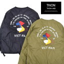 メンズ レディース TAION タイオン UNISEX ジャパンスペシャル リバーシブル ベトジャン ダウンジャケット ベトジャン TAION-JK03JS
