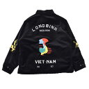 THRIFTY LOOK スリフティールック SOUVENIR VIET-NAM JACKET ベトナムジャケット ベトジャン ベロア ジャケット TL24S0...