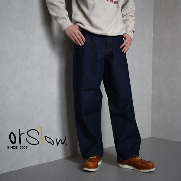 メンズ Orslow オアスロウ ジーンズ　デニム　SUPER DAD'S DENIM PANTS　100　01-1100W-81