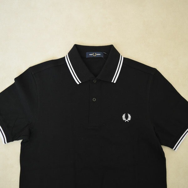 メンズ　レディース　Fred Perry　フレッドペリー　The Fred Perry Shirt　半袖　鹿の子　ライン入り　ポロシャツ　M3600