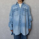 レディース RED CARD TOKYO レッドカード トーキョー オーバーサイズシャツ シャツ ブルックリン デニムシャツ Brooklyn 78W18101...