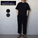 メンズ THOUSAND MILE サウザンドマイル サマーバケーション セットアップ メンズ 半袖Tシャツ ロングパンツ ナップサック 3点セット TM251NP00011