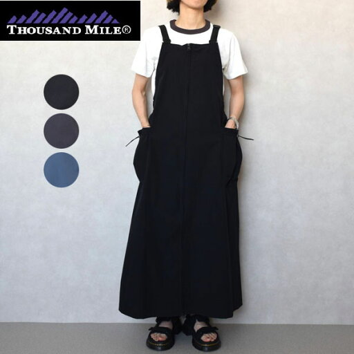 レディース THOUSAND MILE サウザンドマイル FRONT ZIP SALOPETTE OP フロントジップサロペットスカート SALOPETTE SKIRT ジャンパースカート TM251NP00062 レディース THOUSAND MILE サウザンドマイル FRONT ZIP SALOPETTE OP フロントジップサロペットスカート SALOPETTE SKIRT ジャンパースカート TM251NP00062