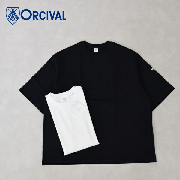 【2025年 S/S】メンズ　ORCIVAL　オーシバル　オーチバル　WIDE CREW NECK 