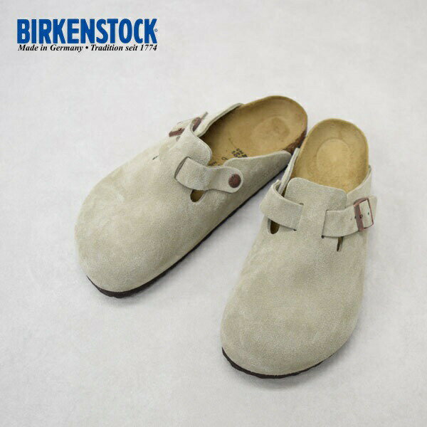 BIRKEN STOCK ビルケンシュトック ボストン BOSTON SUEDE LEATHER Regular 幅広　Taupe スエード レギュラー スリッポン　60461