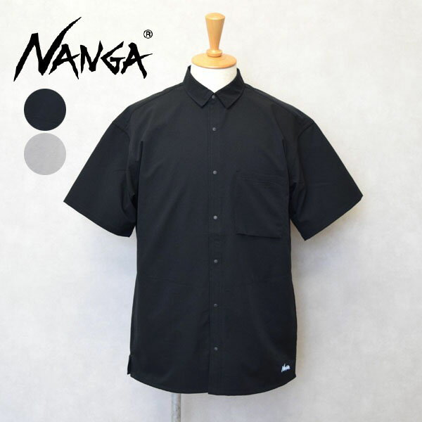Rakuten - メンズ　NANGA　ナンガ　Dot Air COMFY S/S SHIRT シャツ ドットエア コンフィー ショートスリーブシャツ　NW2411-1E900