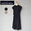 THOUSAND MILE サウザンドマイル FRENCH SLEEVE SHIRT WIDE PANTS SET Hight Air Premeability フレンチスリーブシャツ ワイドパンツ 3点セット TM251HA00762(4)