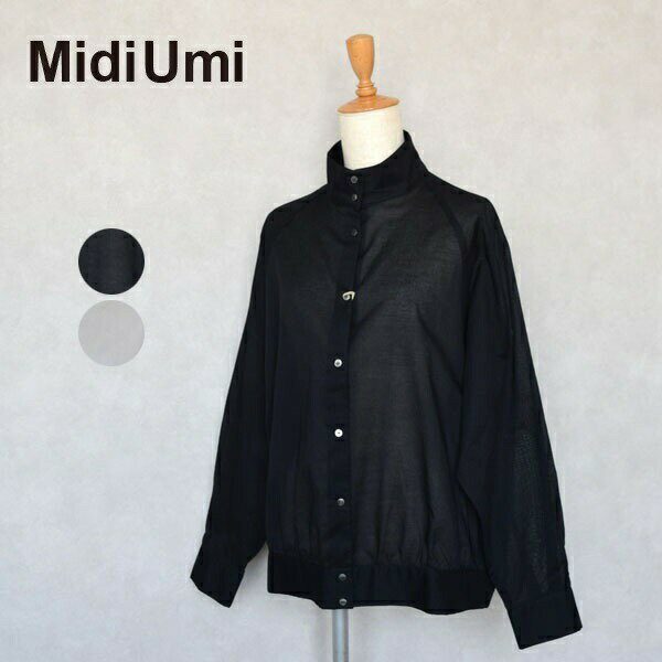 Rakuten - レディース 　MidiUmi　ミディウミ　シアースウィングトップシャツ　swing top shirt スウィングトップシャツ ブルゾン　羽織　3-739960