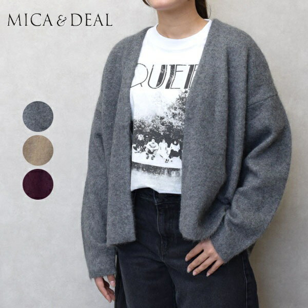 Rakuten - レディース　MICA&DEAL　マイカアンドディール　ラクーンデュアルカーディガン カーディガン　前開き　0125308249