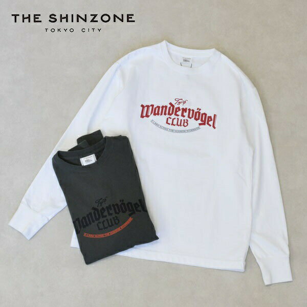 レディース　THE SHINZONE ザ シンゾーン　Wandervogel CLUB LONG SLEEVE TEE ロンT　長袖　カットソー　プリントT　25AMSCU08