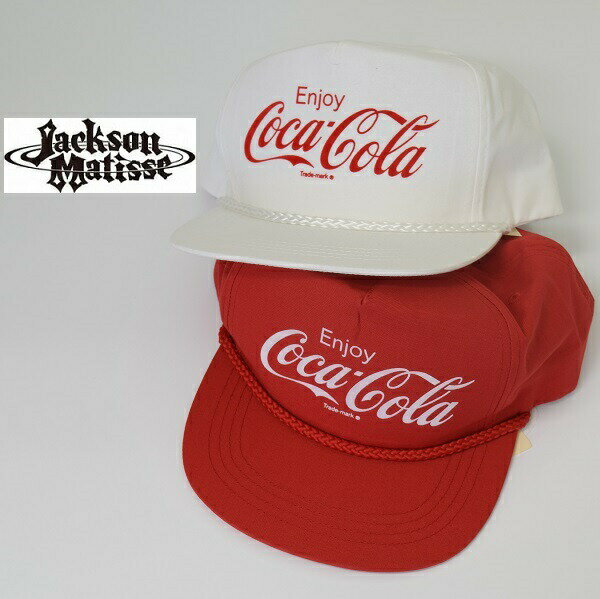キャップ　JACKSON MATISSE　ジャクソンマティス　Coca　Cola　Cap　コカ・コーラ　キャップ　　JZ18SS005