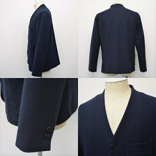 メンズ　DELICIOUS　デリシャス　ノーカラー　テーラード　ジャケット　　DJ1252