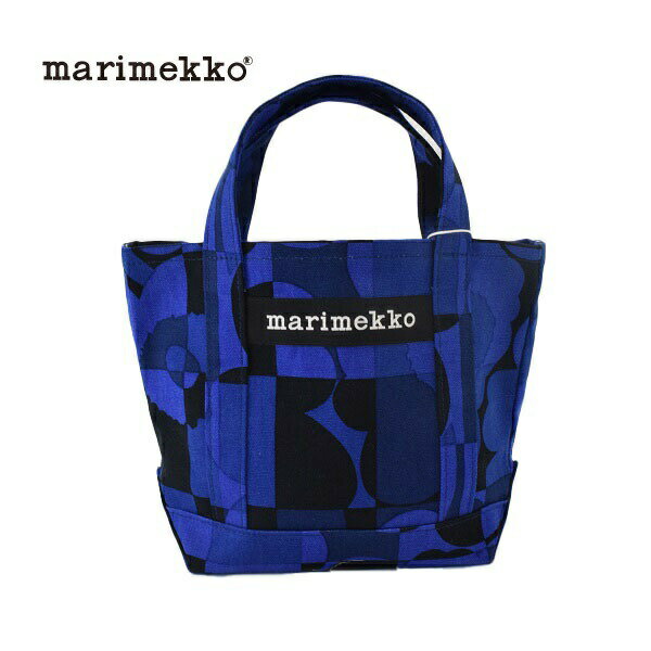 バッグ　marimekko マリメッコ　Peruskassi Ruutu-Unikko ミニ トートバッグ　52214-6-90317