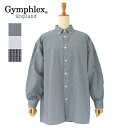レディース Gymphlex ジムフレックス 長袖 オーバーサイズシャツ チェック柄 シャツ GY-B0070ACH