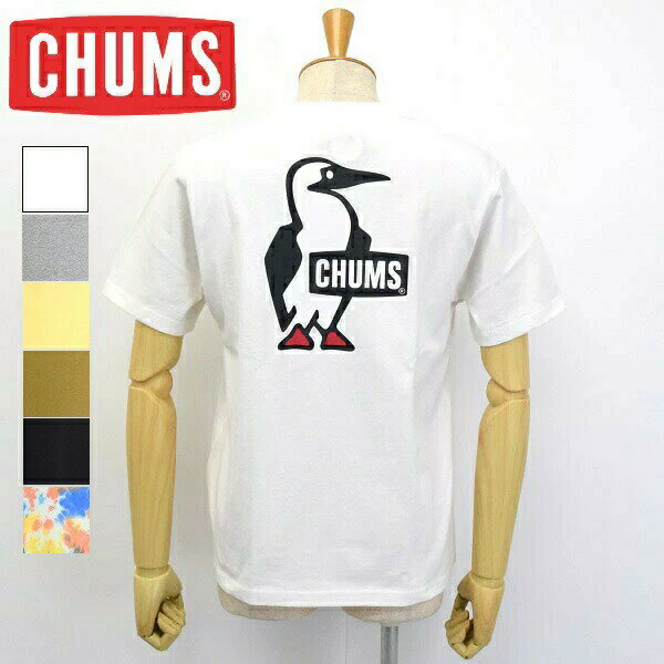 メンズ　CHUMS　チャムス　Booby Logo T-shirt　半袖　バック　プリント　Tシャツ　　CH01-1835