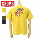 チャムス ペアTシャツ メンズ　CHUMS　チャムス CHUMS Burger Shop T-shirt　半袖　バックプリント　Tシャツ　CH01-1974