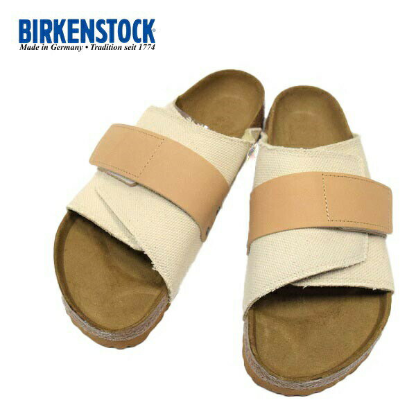 メンズ　BIRKEN STOCK ビルケンシュトック Kyoto　レザー レギュラーフィット　Egg shell 1022487