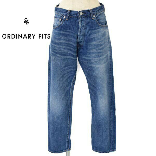 レディース　ORDINARY FITS　オーディナリーフィッツ　ユーズド加工　デニム　赤耳　ジーンズ　OF-P108