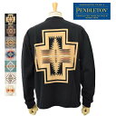 Y@fB[X@PENDLETON@yhg@Back print Long sleeve Tee @N[lbN@T@obNvg@2475-9002