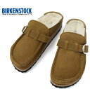 レディース　BIRKEN STOCK ビルケンシュトック　BUCKLEY SHEARLING　スウェードレザー ナローフィット　　ボア　TEA　1018127