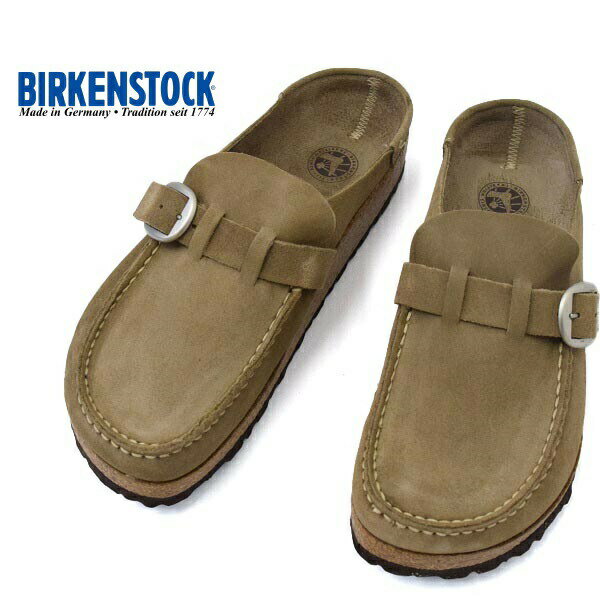 レディース　BIRKEN STOCK ビルケンシュトック　BUCKLEY　スウェードレザー 　ナローフィット　GRAY TAUPE　1019490