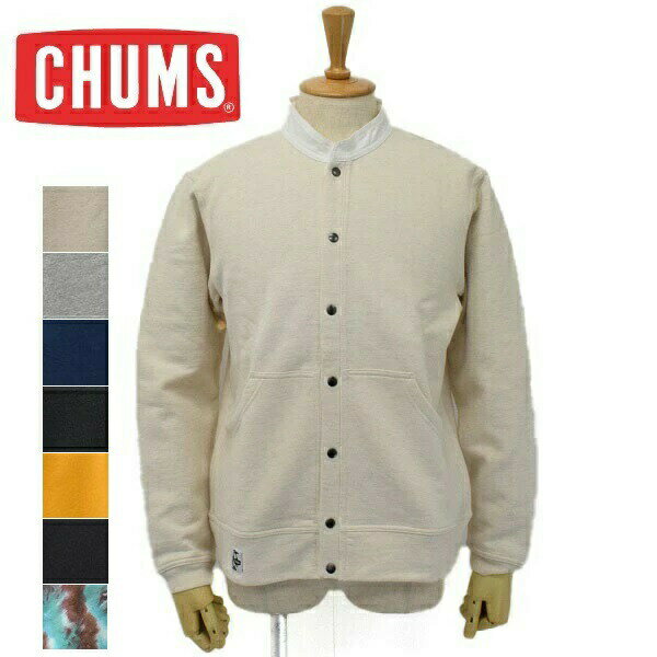 メンズ　CHUMS　チャムス　Full Snap Huricane Top　　フルスナップ　ハリケントップ　スウェット　カーディガン裏起毛　CH00-1298