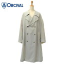 レディース ORCIVAL オーシバル オーチバル COAT POLYESTR TAFFETA トレンチコート ロングコート OR-A0334TDB