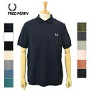 メンズ　Fred Perry　フレッドペリー　半袖　鹿の子　無地　ポロシャツ　M6000