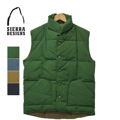 メンズ SIERRA DESIGNS シエラデザインズ シェラデザイン DOWN SIERRA VEST ダウンベスト 60/40クロス ロクヨンクロス 621006