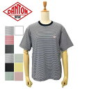 ダントン Tシャツ レディース 【2024年 S/S】レディース　 DANTON　ダントン　Tシャツ　無地　ボーダー　半袖　カットソー　DT-C0195CVT