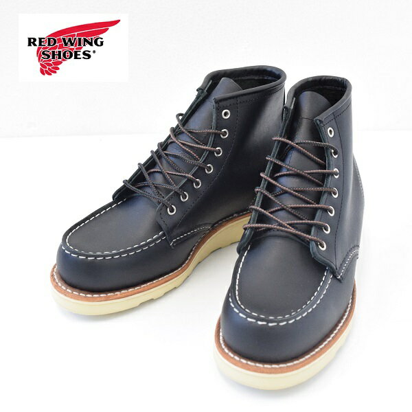 レッドウイング レディース　REDWING　レッドウィング　6" CLASSIC MOC 6インチ クラシックモック WOMENS BOUNDARY BLACK 3373