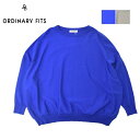 レディース　ORDINARY FITS　オーディナリーフィッツ　クルーネック　ニット　セーター　コットンニット　OF-N048