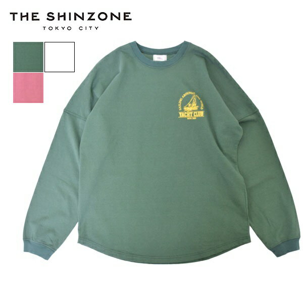 レディース　THE SHINZONE ザ シンゾーン　YACHT CLUB LONG TEE ロンT　長袖　プリント　24MMSCU09