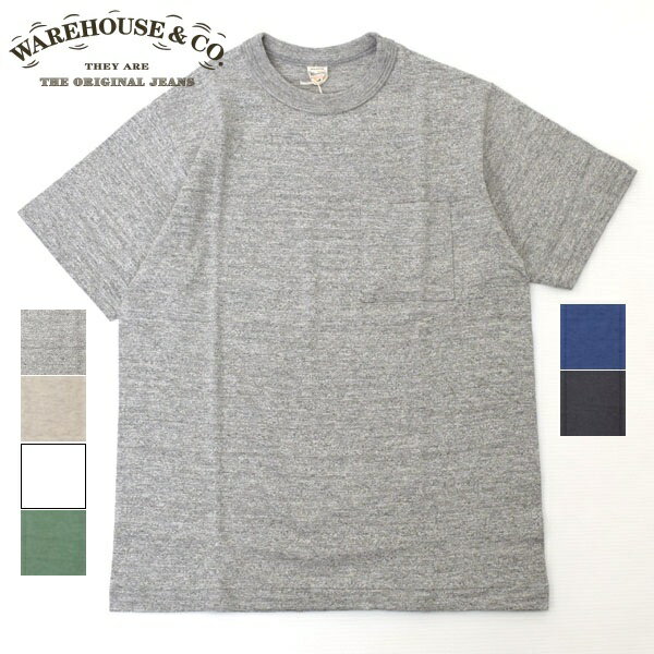 メンズ WAREHOUSE ウエアハウス 半袖 クルーネック ポケットTシャツ Tシャツ S/S POCKET TEE 4601