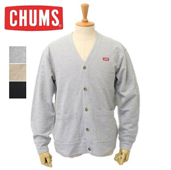 チャムス パーカー メンズ メンズ　CHUMS　チャムス　Keystone Button Cardigan スウェット カーディガン 裏パイル　CH00-1388