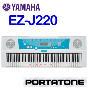 ヤマハ　PORTATONE　EZ-J220　ポータトーン　電子キーボードのサムネイル