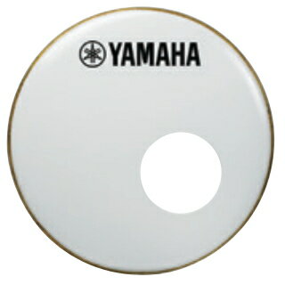 ヤマハレモ　バスドラムフロントヘッド　BF-AMSWS20　20インチ　アンバサダースムースホワイトスモールホールカット20”　ドラムヘッド（ドラムセット用）