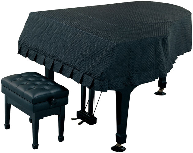 ■サイズ 受注生産（オーダーメイド）＊納期：約2週間 グランドピアノカバーは受注生産となりますので、ご注文の際、「メーカー名」「機種名」「製造番号」をご入力ください。 機種名、製造番号がわからない場合は、ご注文後に弊社よりお電話又はメールにて確認させて頂きます 下記のサイズ表を参考にサイズ選択を行ってください。 グランドピアノカバーは、同一サイズでもメーカー・機種・年式によりカーブが異なります。 お知らせ頂いたピアノのデータがメーカーに無い場合は、お客様にて採寸して頂き、お知らせ頂いた寸法で製作いたします。 ピアノのサイズによって金額が異なります。サイズ選択ボタン内に金額を記載しておりますのでご確認下さい。 ご注文後に価格を訂正し、メールにてご連絡いたします。 ※受注生産となります。製作途中でのキャンセルはお受けできません。 ■グランドピアノ奥行サイズリスト（参考資料）★サイズ選びの参考にしてください。 　・160cm未満：ヤマハGB1K、カワイGM-12G 　・160〜170cm未満：ヤマハC1X、カワイGX-1 　・170〜180cm未満：ヤマハC2X 　・180〜190cm未満：ヤマハC3X、カワイGX-2・GX-3 　・190〜200cm未満：ヤマハCF4 　・200〜220cm未満：ヤマハC5X・C6X・CF6、カワイGX-5・GX-6 　・220〜240cm未満：ヤマハC7X、カワイGX-7 　・240〜280cm未満：ヤマハCFX、カワイEX-L ■品質／生地 表・裏：ポリエステル100％　中：綿わた100％ ■注意事項 椅子用カバーは別売りです。 サイズによって価格が変わります。ご注文後に価格を訂正し、メールにてご連絡いたします。 画像の色合いと、実際の商品の色合いが若干違う場合がございます。ご了承ください。